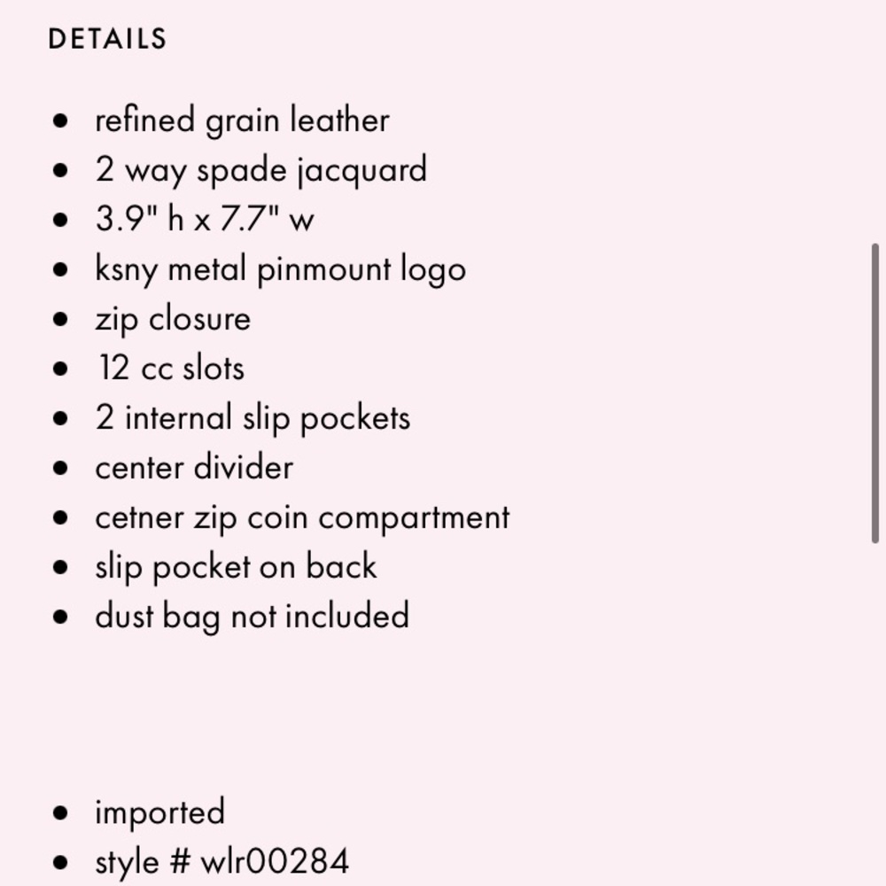 Disney x KATE SPADE NY minnie large continental - Picture 5 of 6